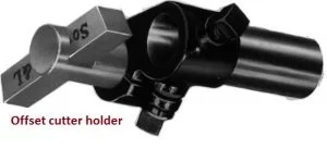 Offset cutter holder